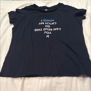 Kids Black Graphic Tee